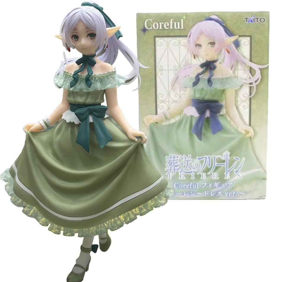 In Stock Original Taito Frieren: Beyond Journey'S End Coreful Frieren Dress Ver. Action Figure Model Decoration Birthday Gift