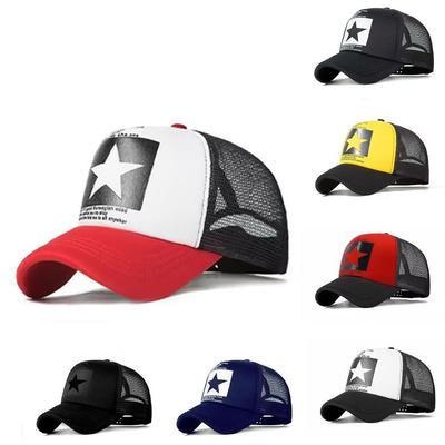 Unisex Mountain Embroidery Breathable Baseball Net Caps Spring and Autumn Outdoor Adjustable Casual Hats Sunscreen Hat