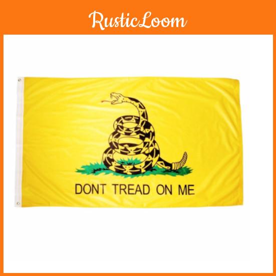 Tritt nicht auf mich Schlange Banner Polyester Material Gadsden Flagge für patriotische Veranstaltungen
