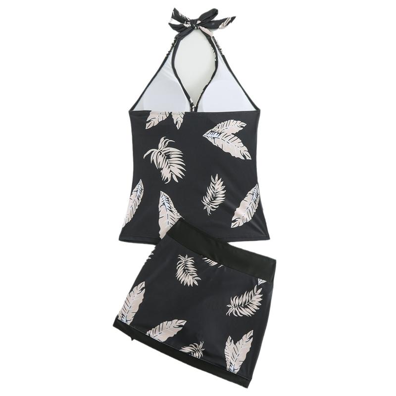 Swimdress Swimsuit Sexy Hanging Neck Split Swim Bikin Hanging Neck Bikini Swimming Costume