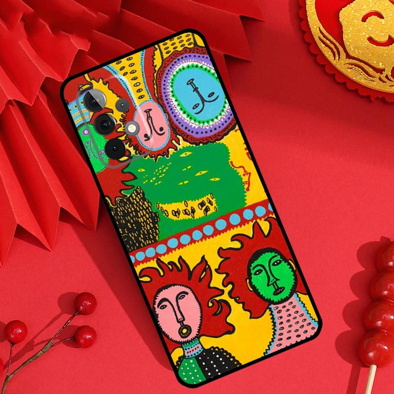 

KUSAMA art Case For Samsung Galaxy M55 M35 M15 M11 M12 M13 M14 M06 M16 M36 M56 M31 M53 M32 M52 M34 M54 Samsung M36