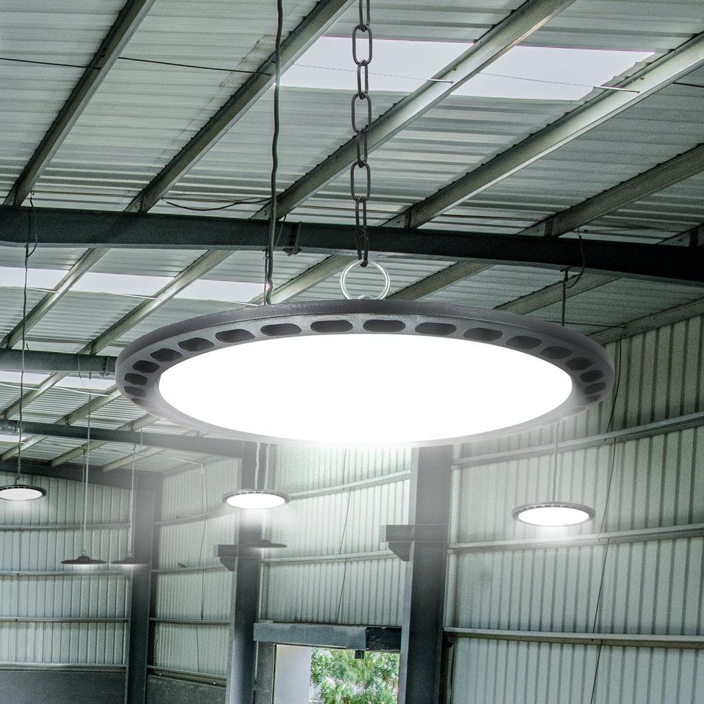 300W 200W 100W UFO Warehouse Workshop Garage Light Led High Bay Light Industrial Lamp Workshop Highbay Lighting AC180-240V