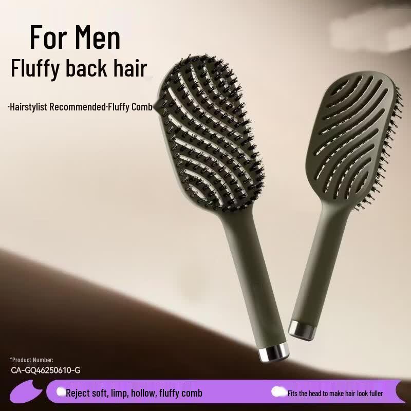HANDUNYOU Boar Bristle Detangling & Volumizing Hairbrush
