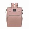 Waterproof Diaper Backpack with Baby Bed Convertible Bag Changing