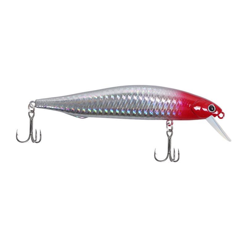 Silbernes Blatt Streamline Minnow Köder: Ultimativer Sinking Twitchbait für Weitwurf-Angeln