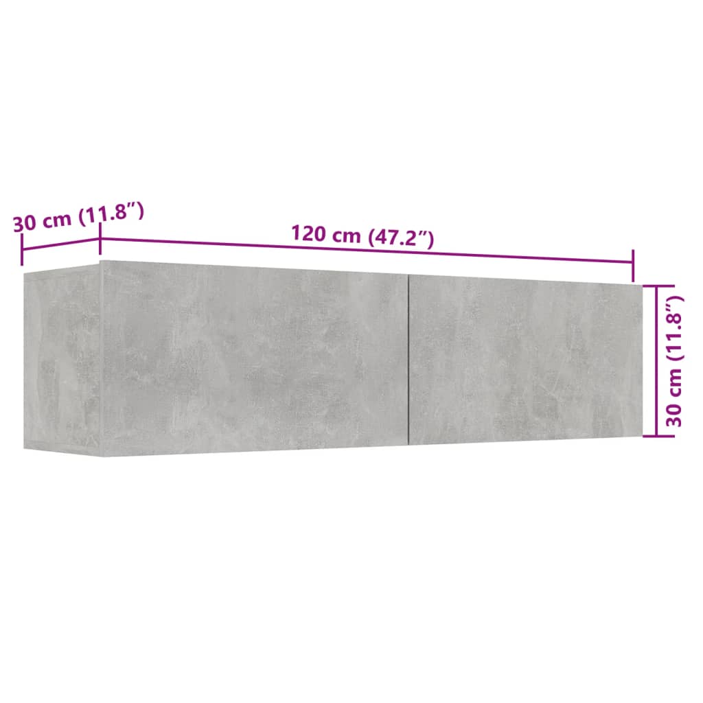 Moderne Wohnzimmer-TV-Bank Seil, hängender dekorativer TV-Schrank, dekorativer Stauraum-Schrank, 120x30x30 cm