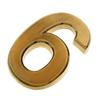 Golden Plastic House Number, Home Address Decor, Outdoor Door Number, Modern Address Number, Road Sign