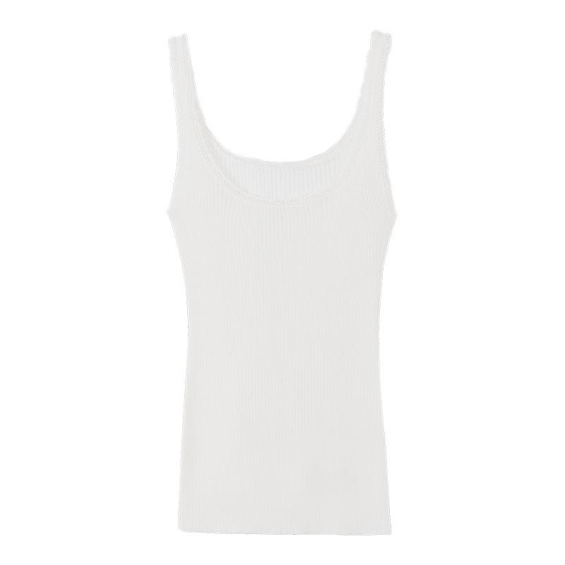 Wool hook-up sling vest for women's spring and summer thin inner base Spice girl pure desire wind slim-fitting outer sleeveless top