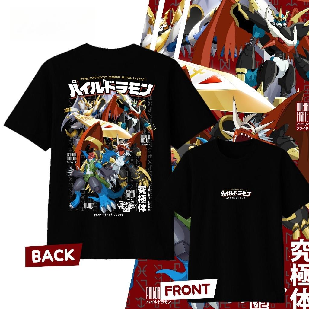 2026 Digimon Adventure 02 Agumon Evolution Reines Baumwoll-T-Shirt für den Sommer Unisex und Damen Eltern-Kind Kurzarm-T-Shirt