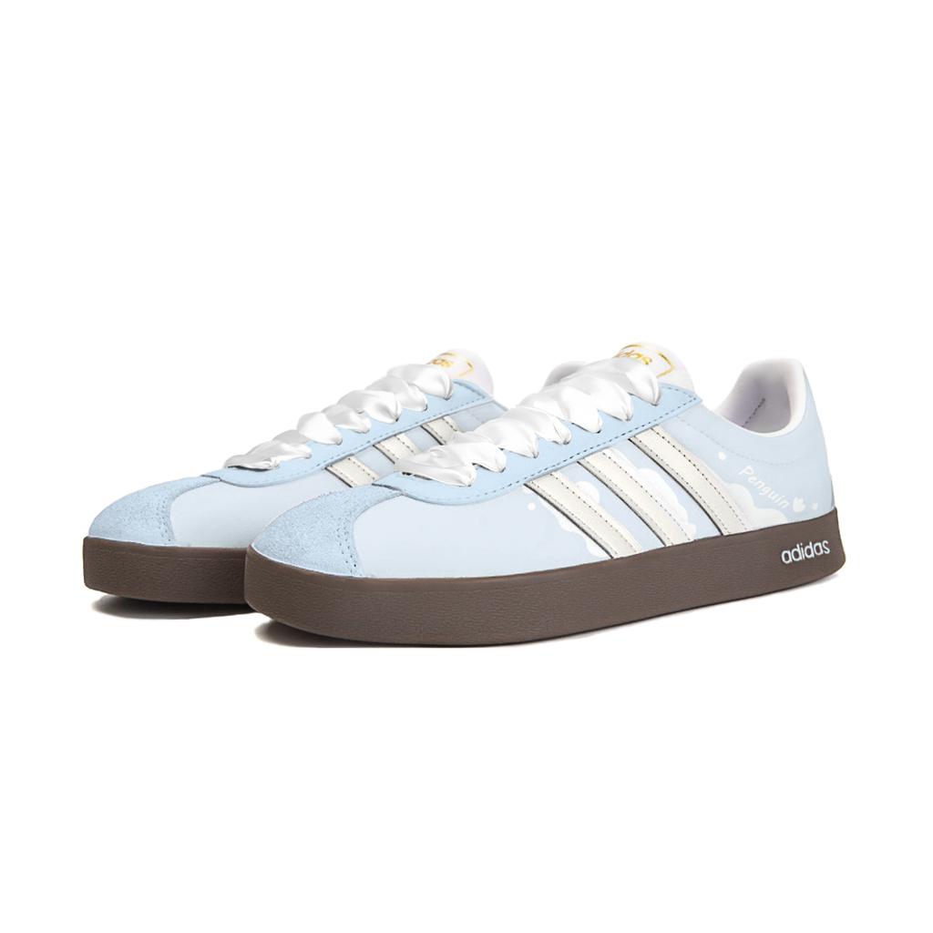 adidas VL COURT 2.0 Glass Sea Slip Resistant Cushioning Abrasion Resistant Slip Resistant Cushioning Abrasion Resistant JQ2470(Team914- )