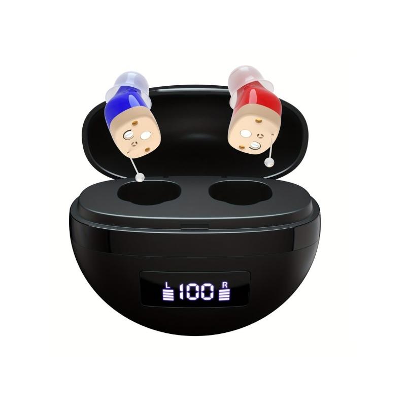 Hearing aids for the elderly, rechargeable noise-canceling hearing aids