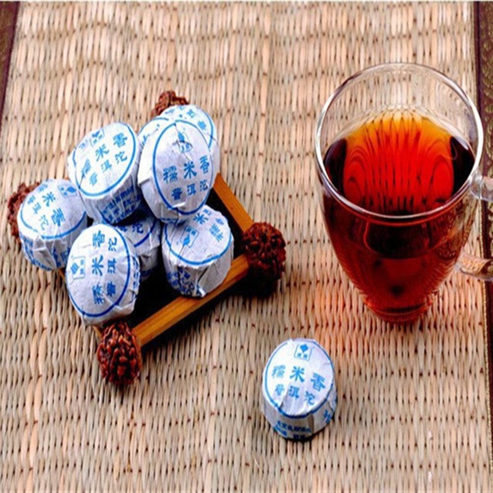 100g Organic Ripe Pu-erh Tea Cake Chinese Cooked Puerh Black Tea Premium Digestion Support Rich Aroma Gift for Tea Lover