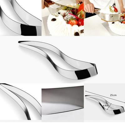 Affettatrice per torte in acciaio inox, per formaggi, dolciumi, biscotti, torte