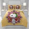 Snoopy 3D Duvet Cover Men women/Children KID Printing Disney Cartoon Bedding Set  Comforter Bed Soft