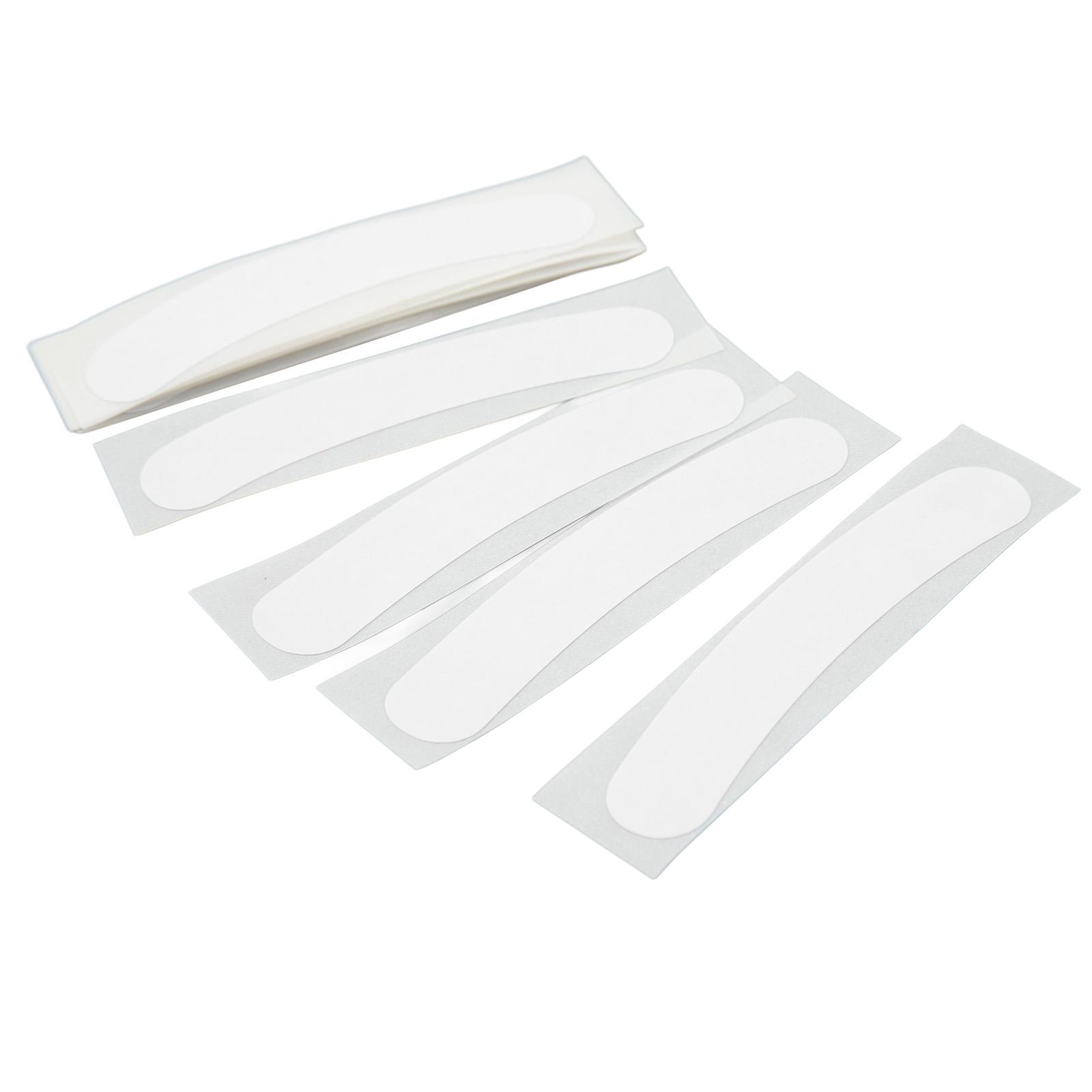 

50pcs Clothes Safe Tape Self Adhesive Sweat Proof Double Sided Tape for Collar Transparent
