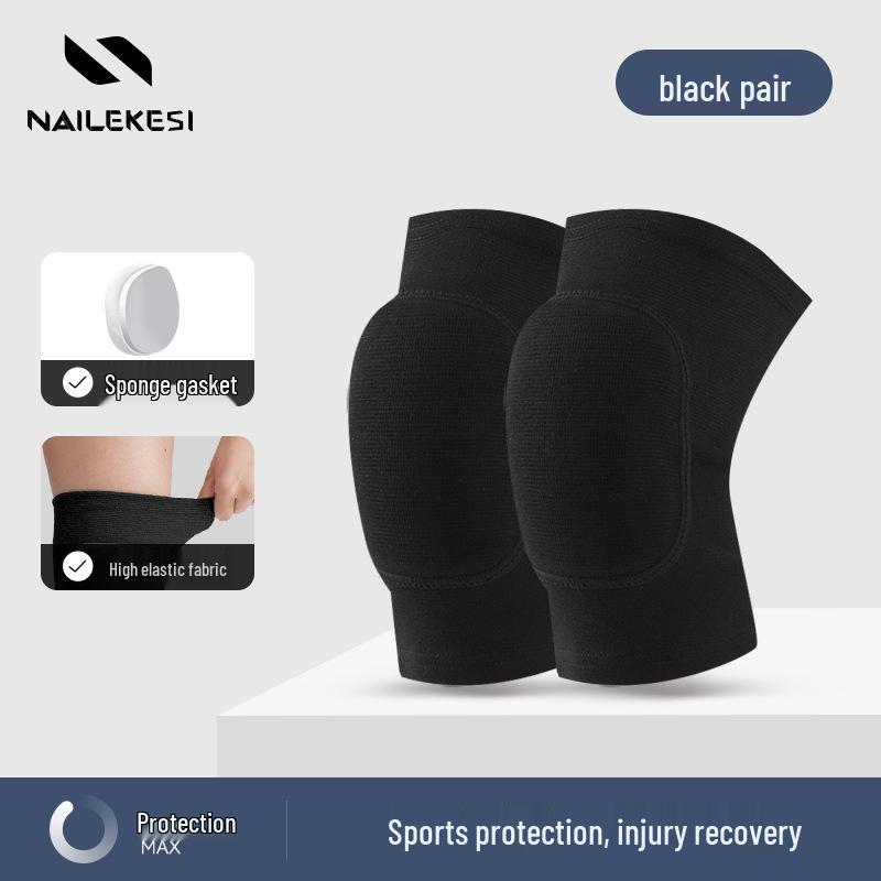 Breathable Thickened Sponge Knee Pads for Yoga, Dance, and Fitness - Suitable for All Ages and Seasons