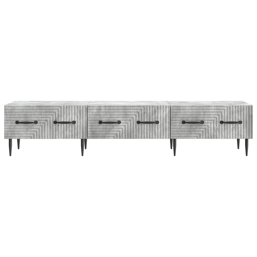 TV Stand Concrete Grey 147 X 34.5 X 30 Cm Particleboard