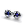DAD Luxury Crystal Number Plate Emblem II Sapphire