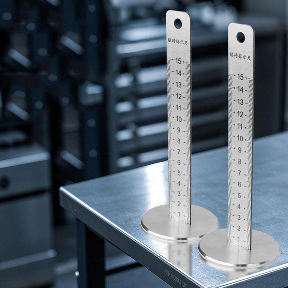 Precision Scale Equal Height Ruler Stainless Steel Horizontals Positioning Ruler  Bricklayer
