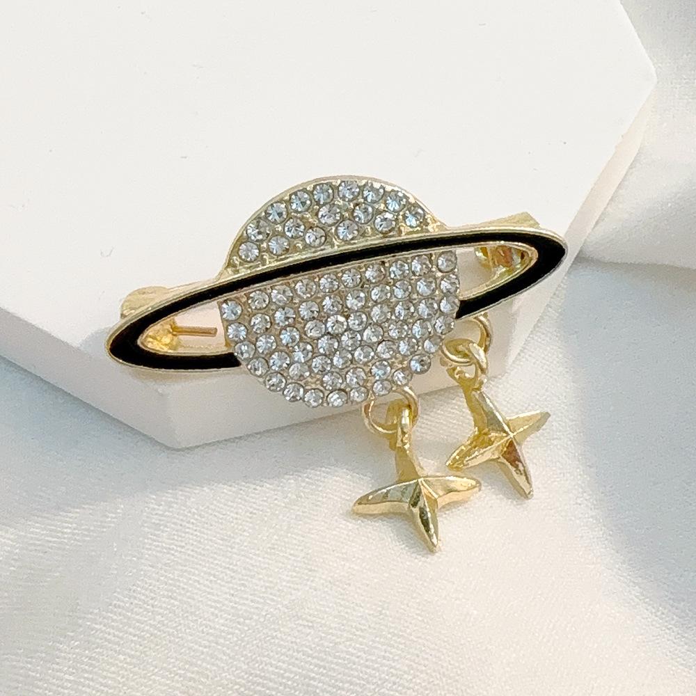 Japanese New Product Planet Brooch Women's High-end High-end Star Brooch Lapel Pin