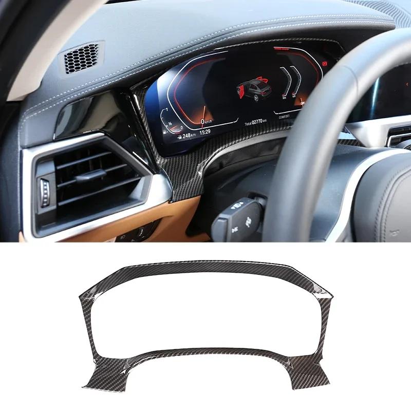 For BMW 3 Series G20 -2024 ABS Carbon Fiber Car Dashboard Console Gear Shift Panel Cover Trim Stickers Car Accessories