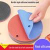 Silicone Honeycomb Heat-Resistant Casserole Mat: Non-Slip, Anti-Scalding, High-Temperature Placemat Coaster