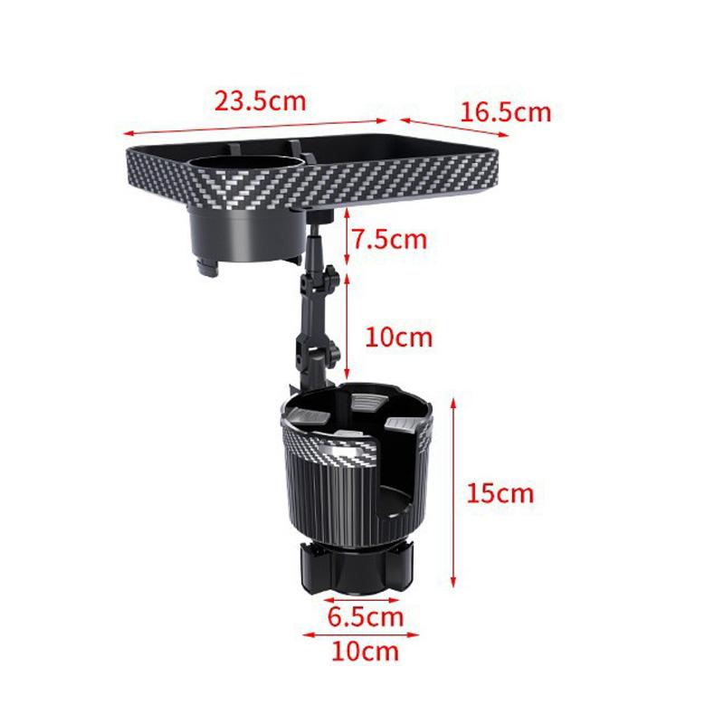 Multi-functional Car Cup Holder Tray Dining Food Drink Holder Cup Table Adjustable Storage Holder Solution Travel Accessories