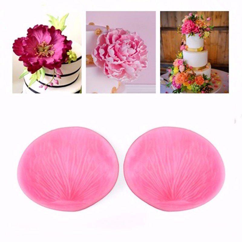 Flexible Silicone 3d Rose Petal Flower Veiner Mold Perfect For Gum Paste Art