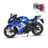 1/12 Suzuki GSX-R1000R Alloy Sports Motorcycle Model Diecast Street Cross-Country Motorcycle Model Sound and Light Kids Toy Gift