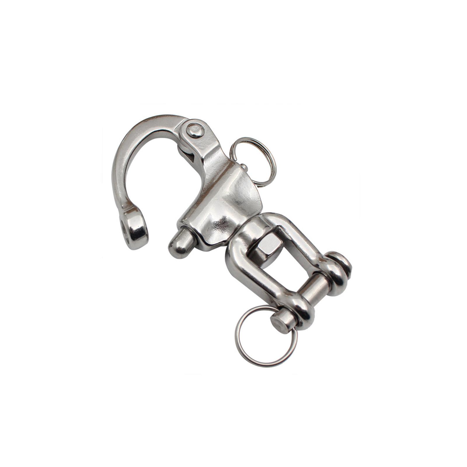 Swivel Eye Snap Shackle Quick Release Bail Rigging Sailing Boat Marine Clip
