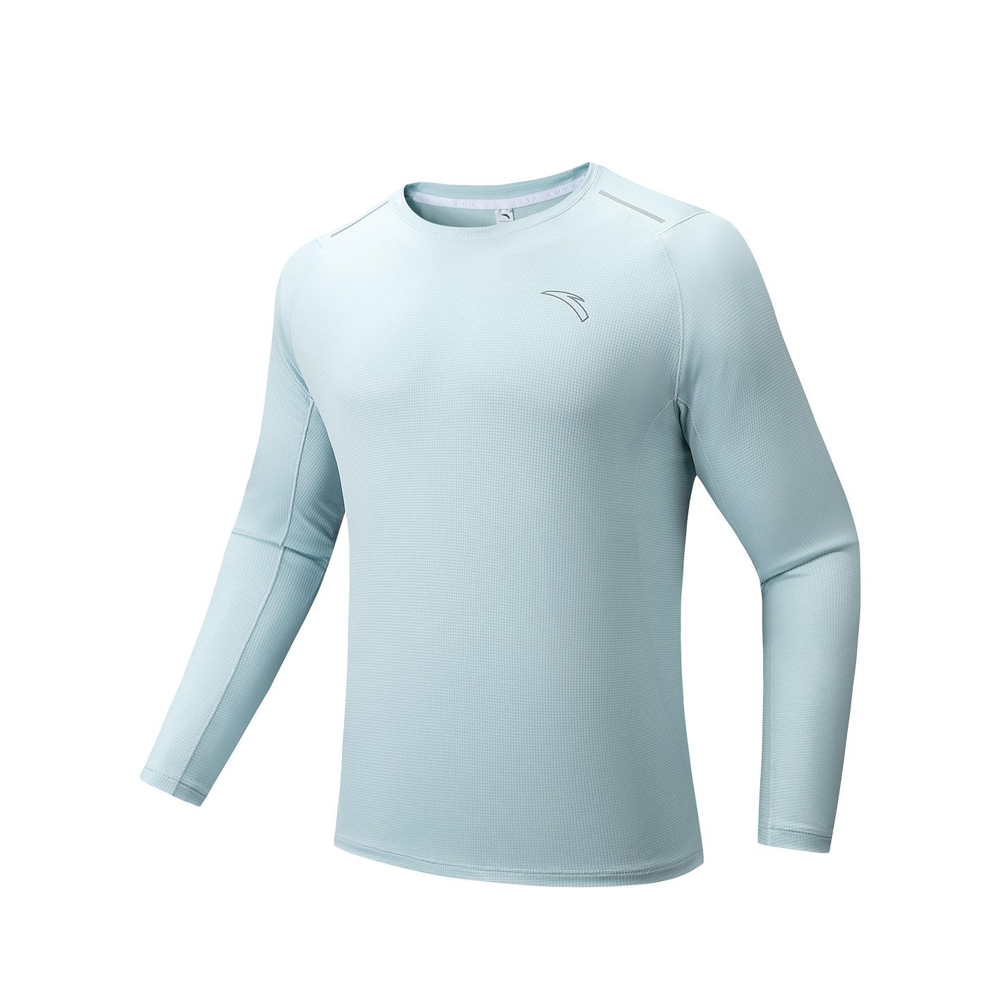 

Anta Simple Versatile Round Neck Quick-Drying Comfortable Sports Long Sleeve T-Shirt Men Tops 952535407-4