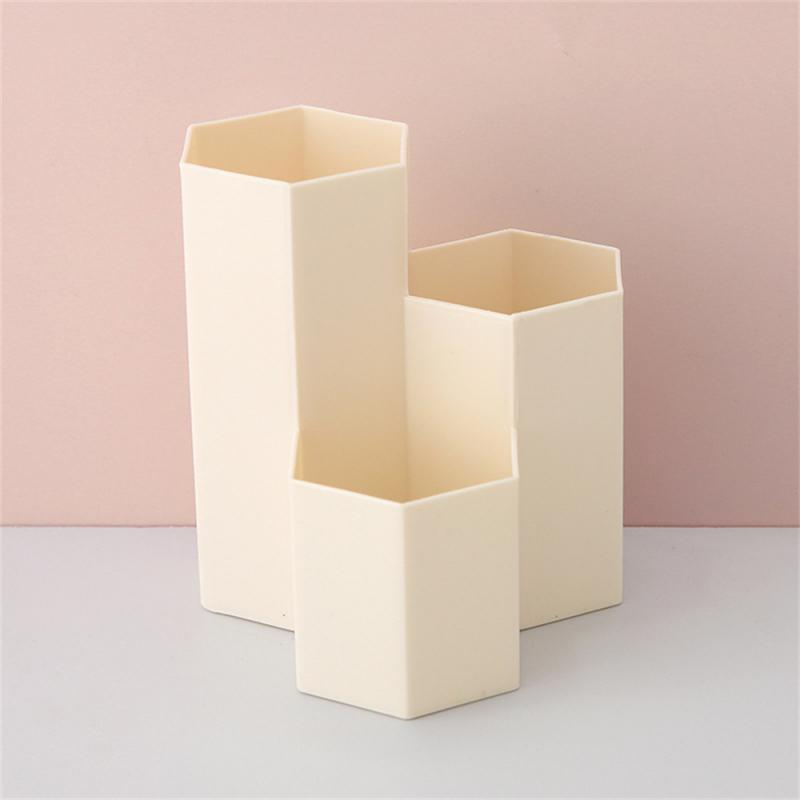Lattices Cosmetic Make-up Brush Storage Box Table Organizer Make Up Tools Pen Storage Nail Polish Cosmetic Holder Box