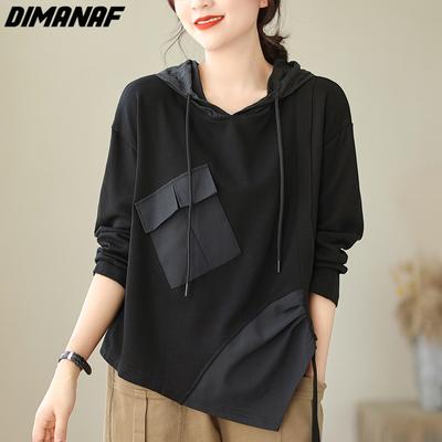 Dimanaf 2023 Plus Size Sweaters Pullover Autumn Oversize Women Pattern Asymmetrical Sweaters Solid Full Sleeve Knitting Loose Sweater