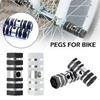 1 Pair Bike Pedals Axle Foot Rest Pegs Aluminum Alloy Bicycle Anti-Slip Cycling Rear Pedals Accessories Bike Mountain BMX F N5F8 6
