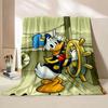 Potdemiel Cartoon Donald Duck Blanket Kids Throw Office Thick Nap Blanket Warm Home Sofa Decor Throw Unisex Kids Boy Girl Gift