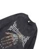 American Retro Digital Direct Injection Printing Bottoming Shirt Top Hip-Hop Pure Cotton Washed Loose Long-Sleeved T-Shirt Men