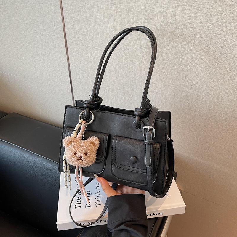 Retro bag women's new summer versatile messenger bag casual portable work commuter bag