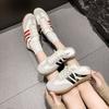 Baotou half slippers women's 2025 summer new Korean version color matching flat heel lazy shoes casual foot cover German training single shoes women