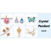 14K Gold Plated Brass Metal Dog Charms Pendant Animal Charms Pendant DIY Bracelet Necklace Making Accessories Jewelry Materials