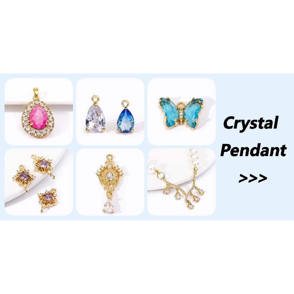 14K Gold Plated Brass Metal Dog Charms Pendant Animal Charms Pendant DIY Bracelet Necklace Making Accessories Jewelry Materials