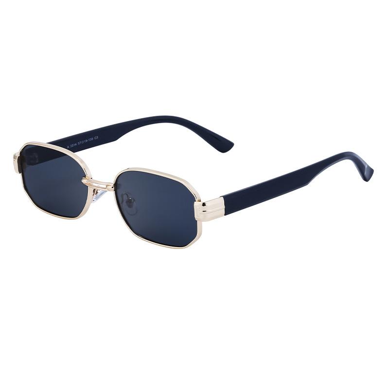 

JYL TS Men s Metal Square - Outdoor Sun-Protective Trendy Shades LB-A3314 c-259 темный мандарин