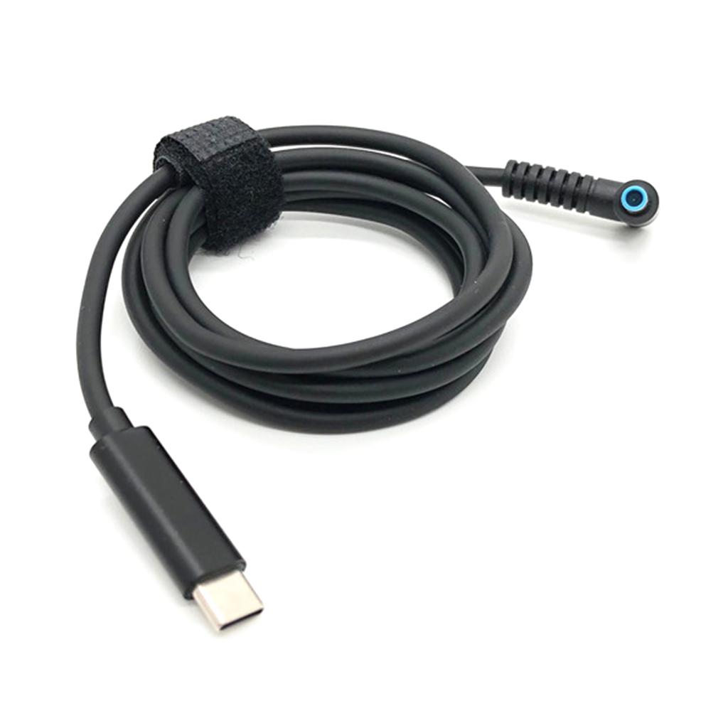 Type C to for DC 4.5x3.0mm Braided Cord Power Adapter Cable Laptop Fast Charging Power Accessories