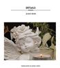 European-Style Angel with Candlestick: Pure White Ornamental Decor for Romantic Atmosphere In Living Room or Party