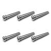 6Pcs/set Guitar Bridge Pins Replacement Parts Guitar String Peg Nail Guitar Bridge Pins Pegs for Folk Acoustic Guitar