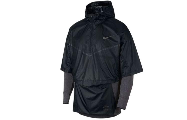 

Nike Sweatshirts Men s Black Hooded Moderate Regular 933411-011 XXL