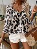2026 European & American Leopard Print Fashion Women's Shirt