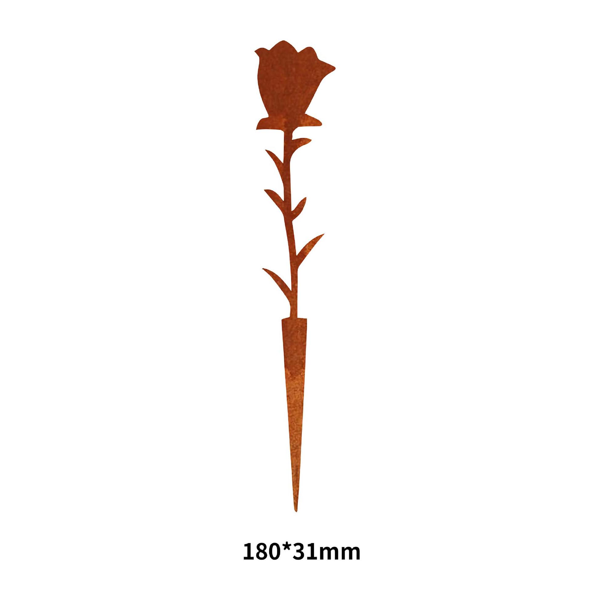 Mother s Day Lily of the Valley Rustic Garden Ornament: Iron Art Flower Pot Decoration