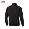 Li-Ning Men's Fleece-Lined Stand-Collar Athletic Zip-Up Sweatshirt