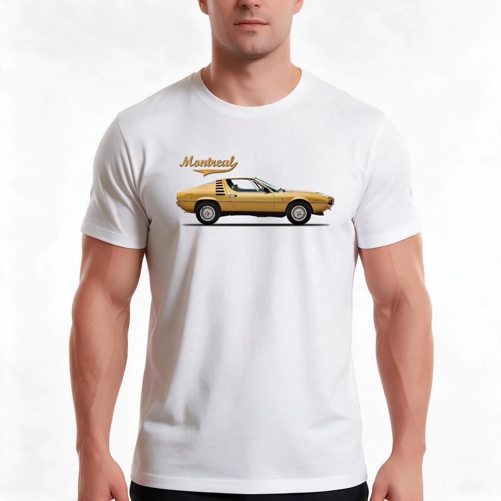 The Montreal 1972 Tshirt Summer Casual Cotton Tee Oversized Streetwear Tops Vintage Graphic Print Loose Fit Short Sleeve