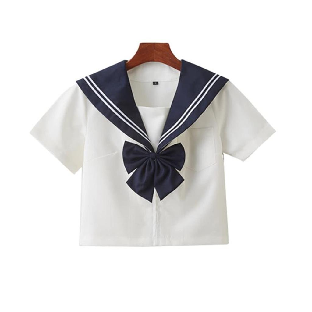 Sailor Uniform Plus Short High School Girl Includes 2 Balloons [SCGEHA] Cosplay, Size, Sleeve, Navy, Uniform, Costume, (Medium)